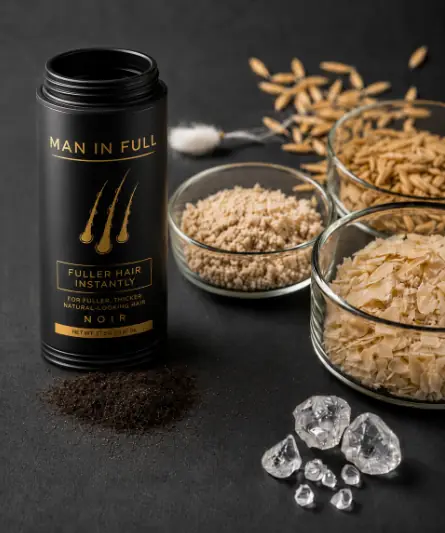 Man In Full keratin hair fiber composition and ingredients